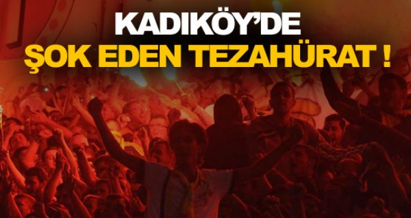 Kadky'de ok eden tezahrat